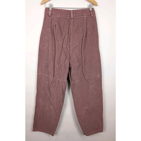 Amazon Basics WOMEN’S Medium corduroy straight pants blush pink casual - Picture 3 of 5